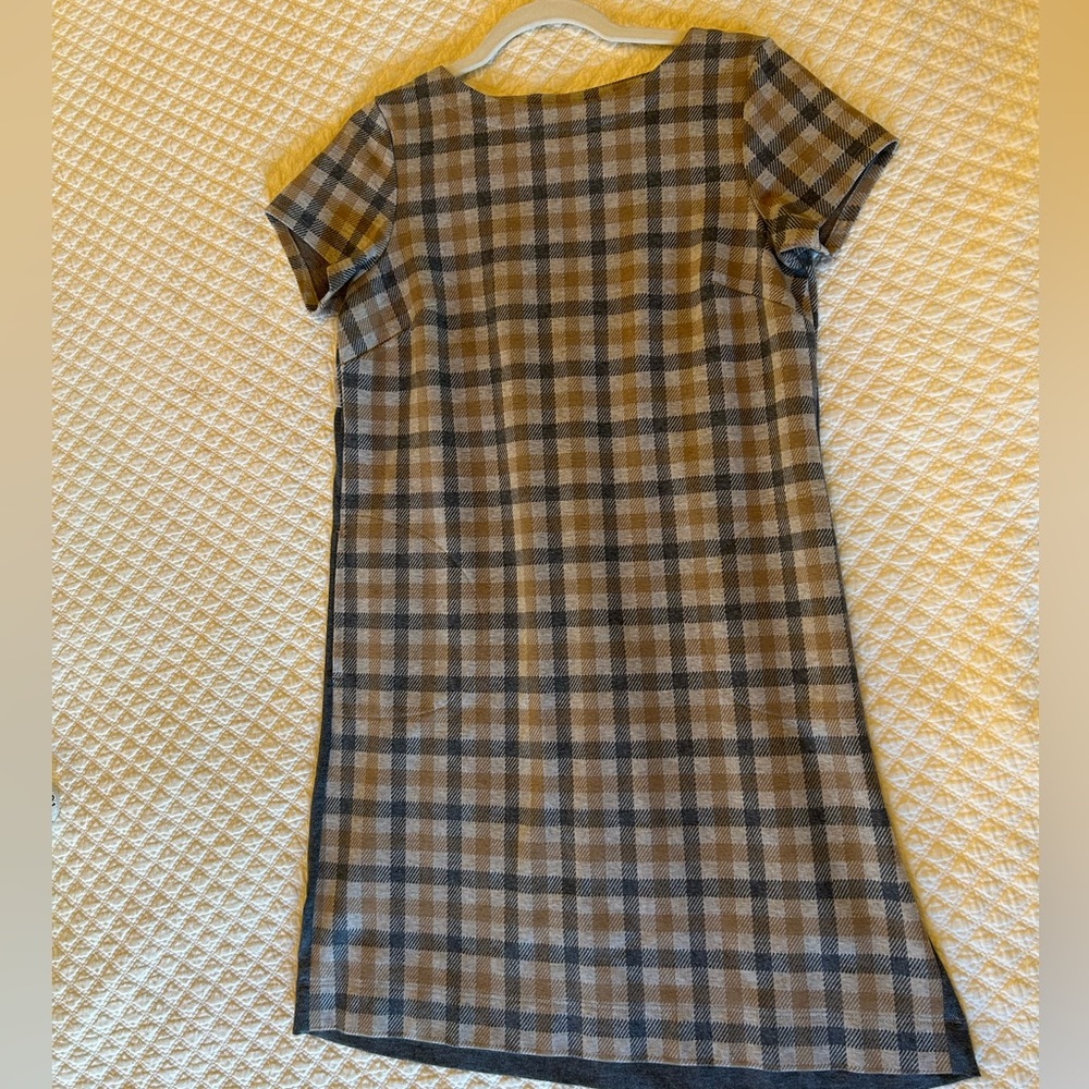 Plaid Flannel Shift Dress
